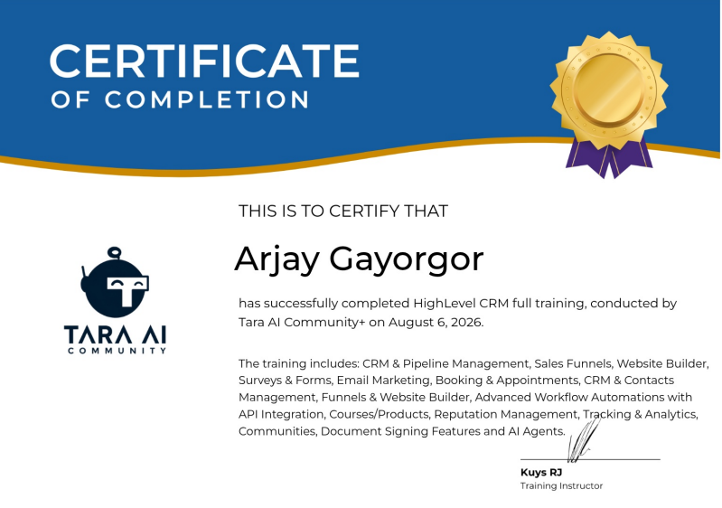 GoHighLevel CRM Full training 2026